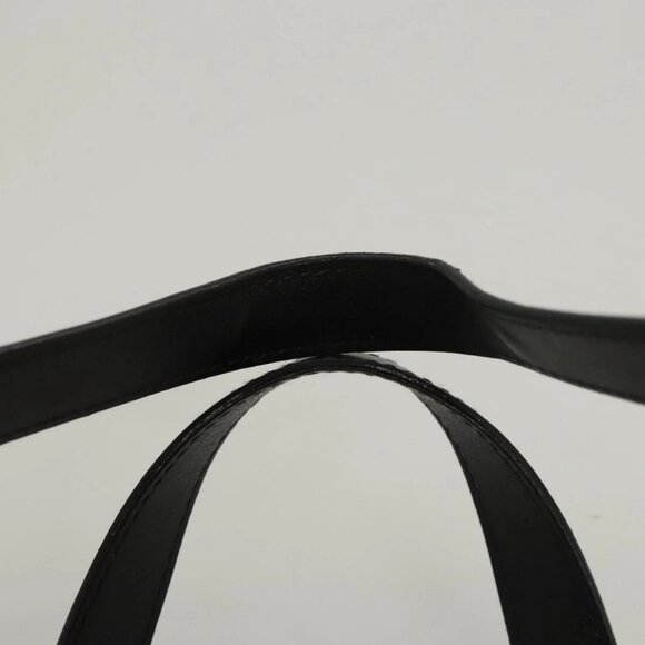 BVLGARI Hand Bag Canvas Navy Gold Auth 121454 - Picture 8 of 16